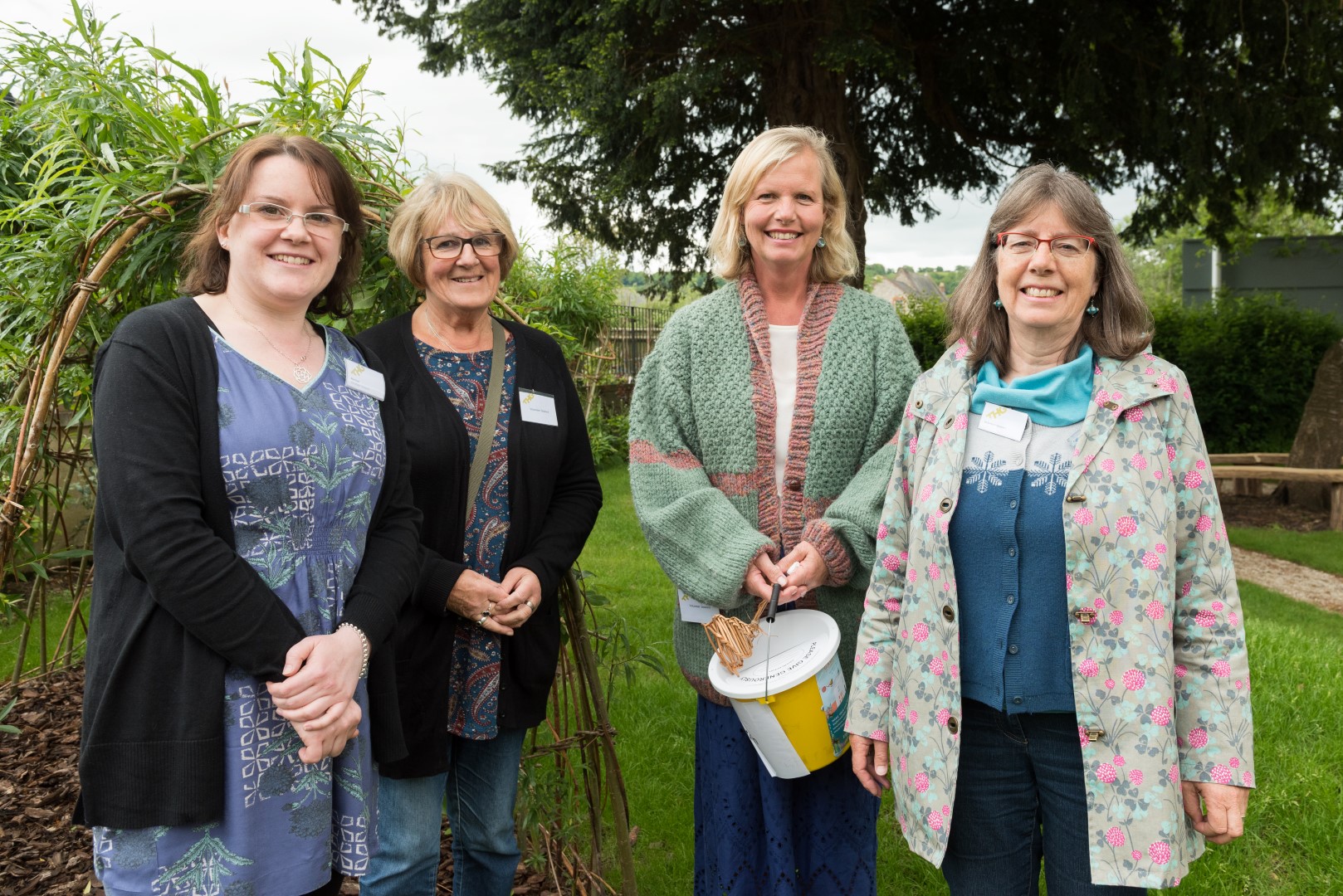 THG Volunteers in THG community garden